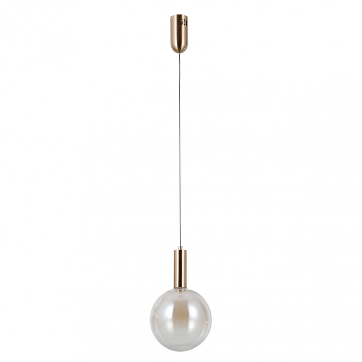 Pendul de interior Strela - Art. PND-34378-1M-HBR, Italux, Auriu/Chihlimbar