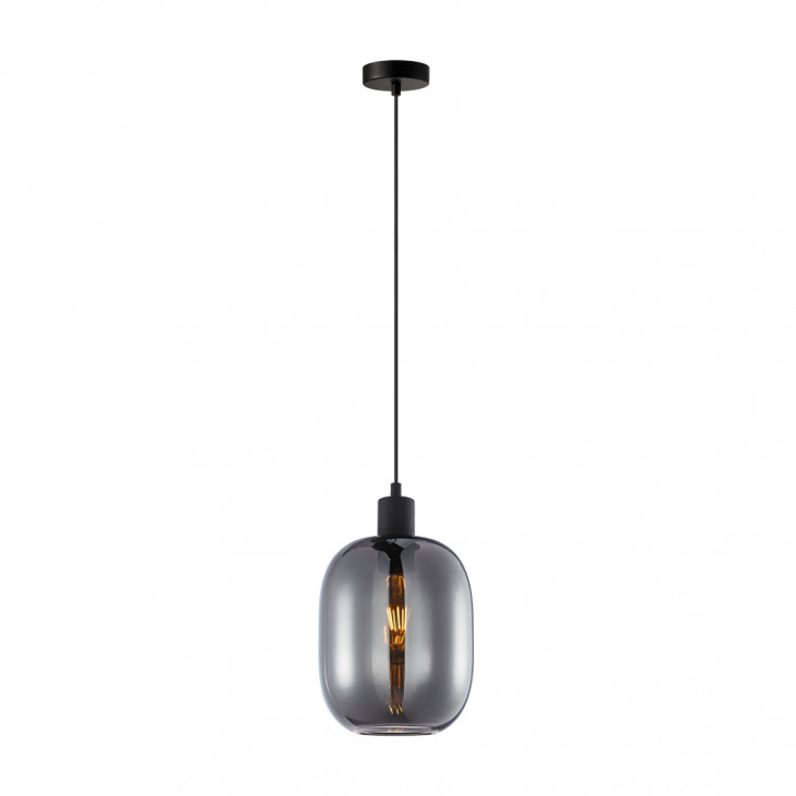 Pendul de interior Talia - Art. PND-36479A-1-BK-SG, Italux, Negru/Fumuriu