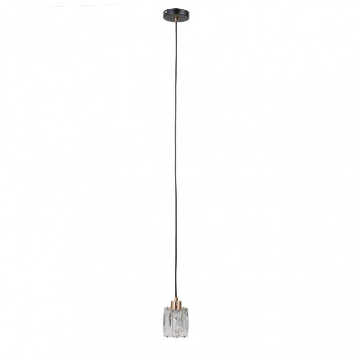 Pendul de interior Torno - Art. PND-40813-1-BK-HBR, Italux, Negru/Auriu
