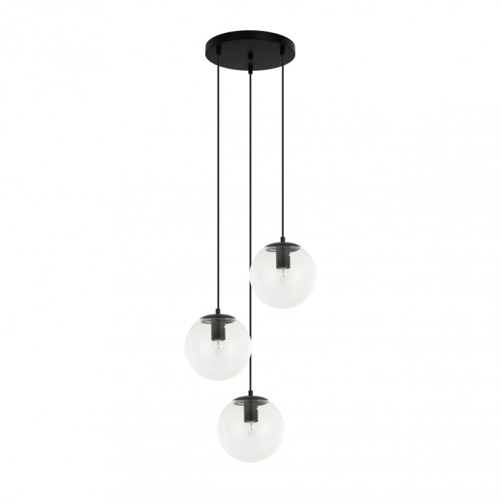 Pendul de interior Sarpo - Art. PND-58867-3S-BK, Italux, Negru