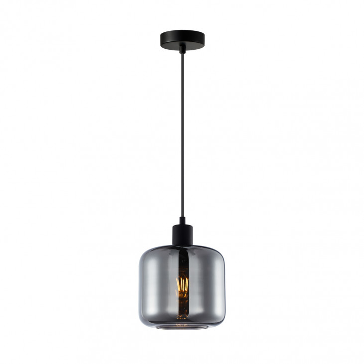 Pendul de interior Maluna - Art. PND-74920-1-BK-SG, Italux, Negru/Fumuriu