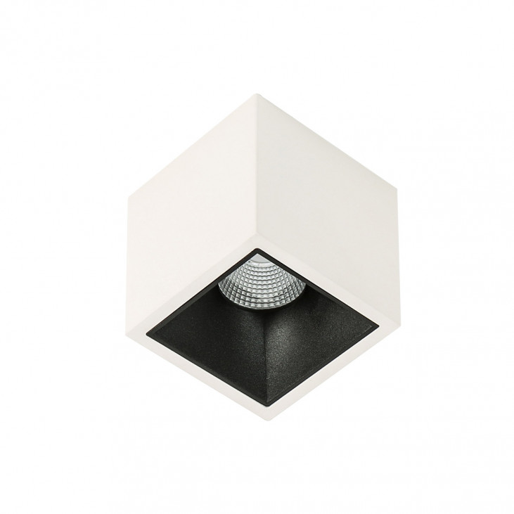 Spot de interior Alden - Art. SLC78001/18W 3000K WH+BL, Italux, Alb