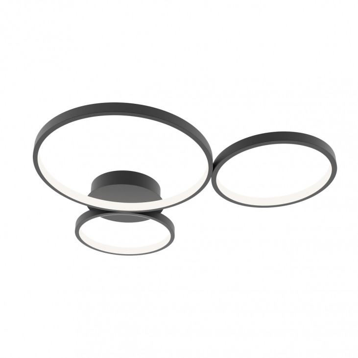 Plafonieră de interior Maver - Art. SPL-20452-3-BK, Italux, Negru