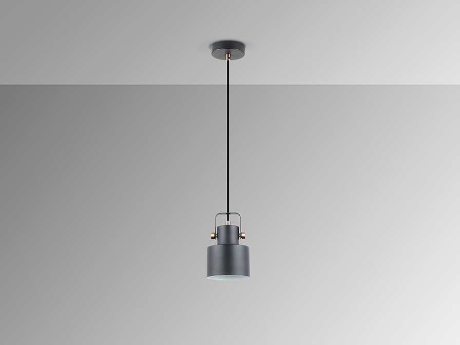 Suspensie de interior ERIKA - Art. 12483, Schuller, Negru, Cupru