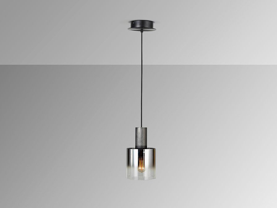 Suspensie de interior VENIZE - Art. 12809, Schuller, Negru, Fumuriu