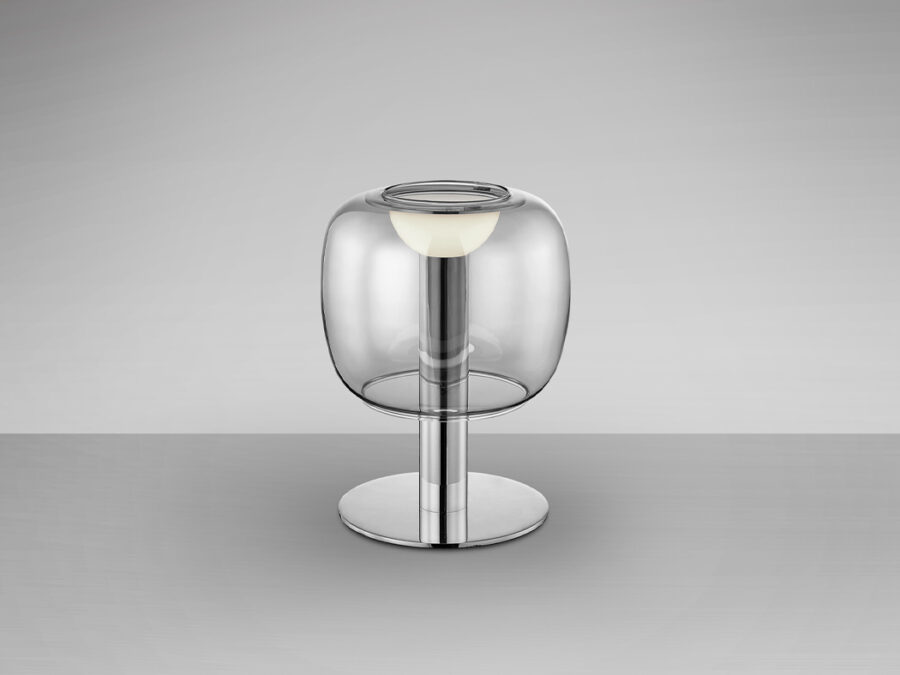 Veioză de interior ICON - Art. 209212, Schuller, Crom, Fumuriu