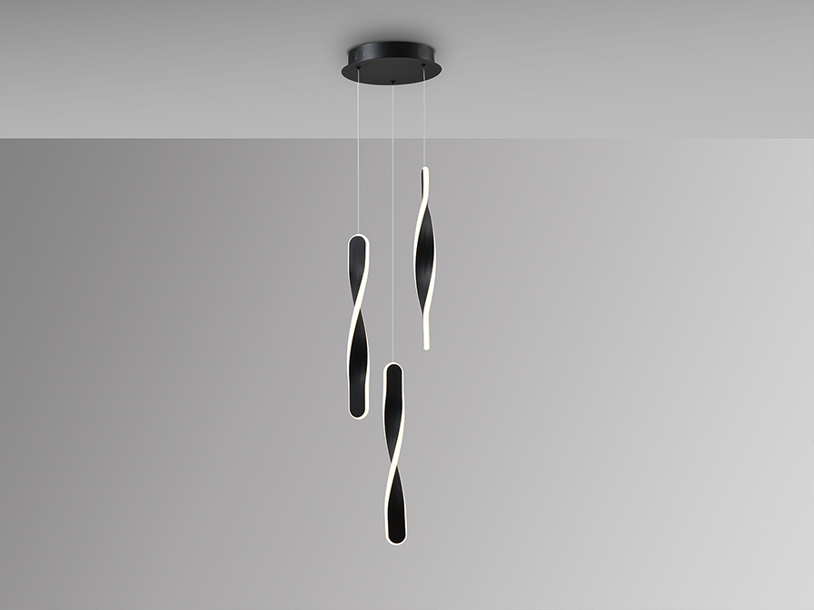 Suspensie de interior TWIST - Art. 219358, Schuller, Negru