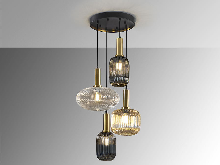 Suspensie Norma - Art. 225168, Schuller, Negru, Alamă