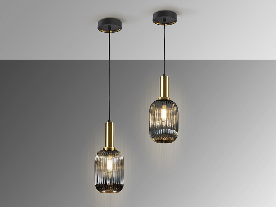 Suspensie Norma - Art. 225632, Schuller, Fumuriu, Gri