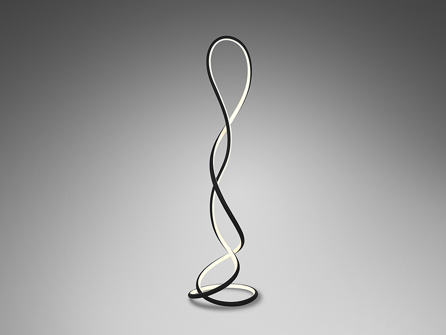 Lampadar de interior EVANIA - Art. 227766, Schuller, Negru