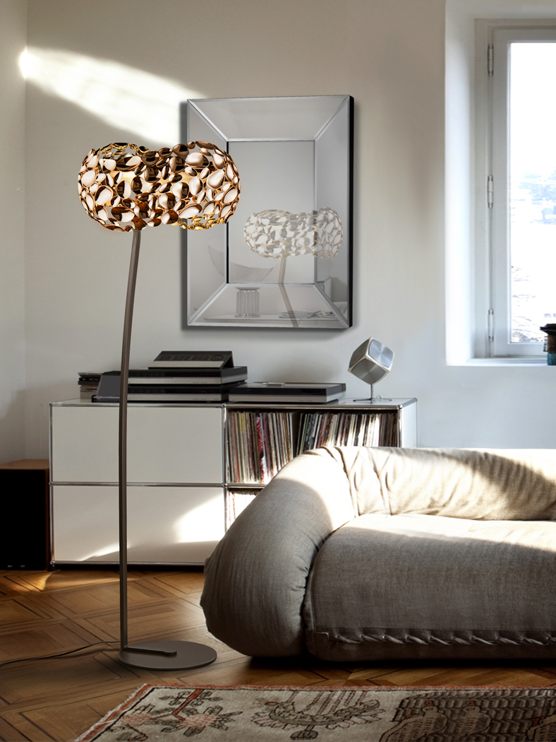 Lampadar de interior NARISA - Art. 266616N, Schuller, Auriu