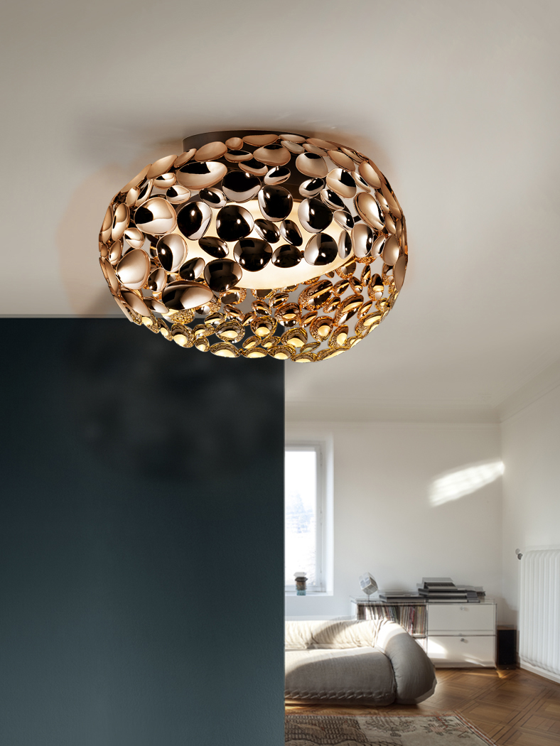 Plafonieră de interior NARISA - Art. 266822N, Schuller, Auriu