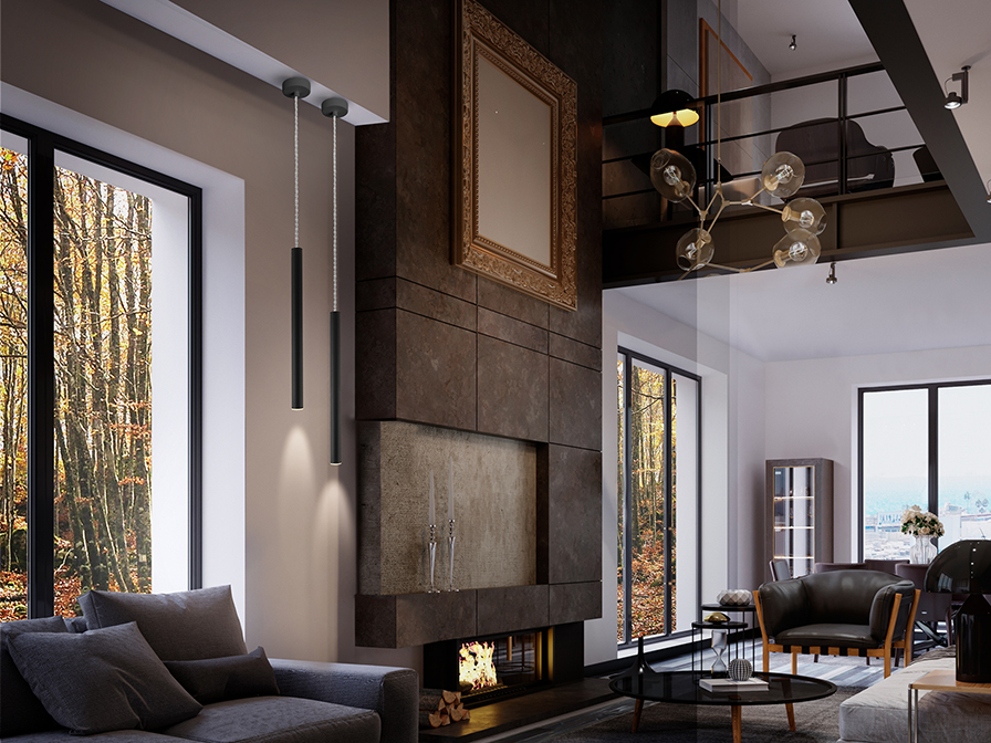 Suspensie de interior VARAS - Art. 373067, Schuller, Negru