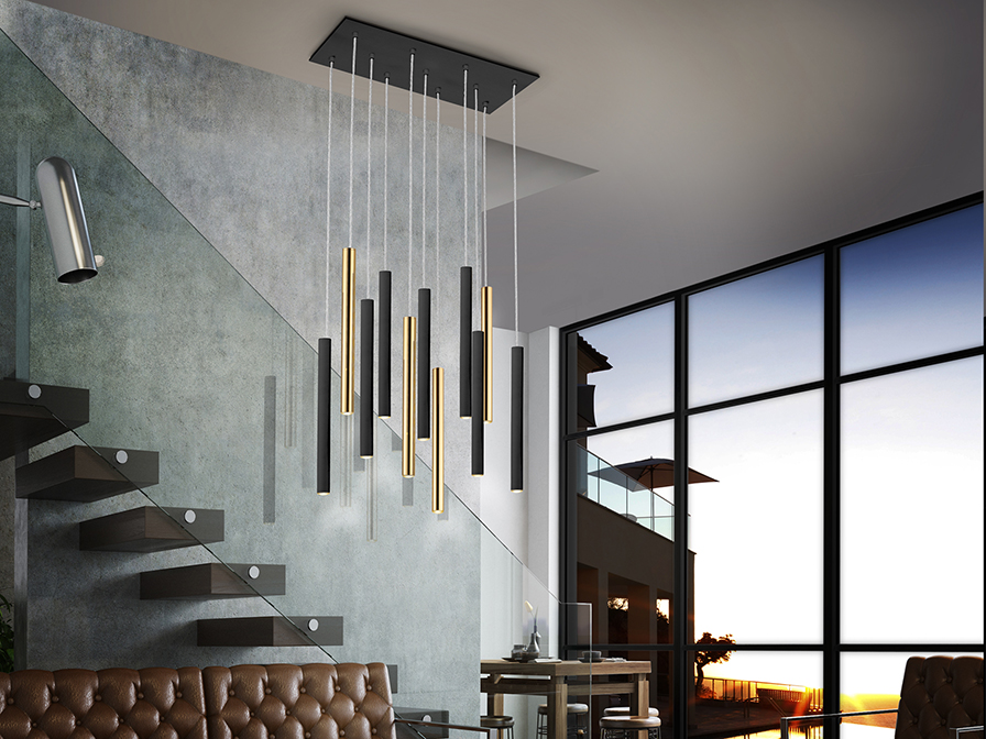 Suspensie de interior VARAS - Art. 373357D, Schuller, Auriu