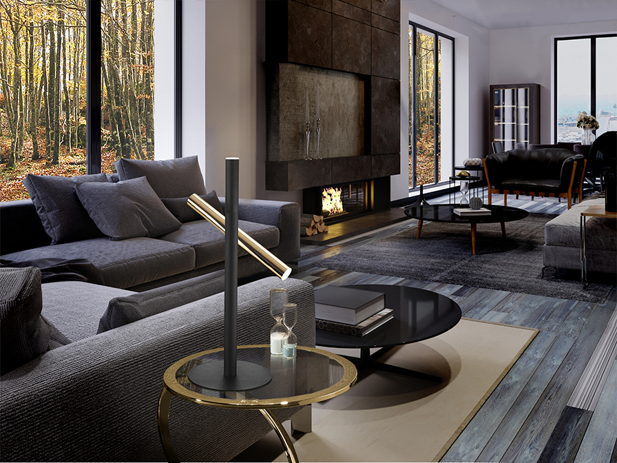 Veioză de interior VARAS - Art. 373579, Schuller, Auriu