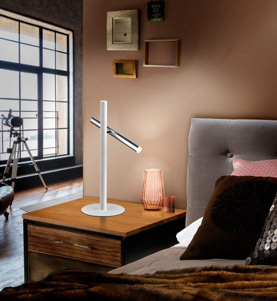 Veioză de interior VARAS - Art. 373581, Schuller, Crom