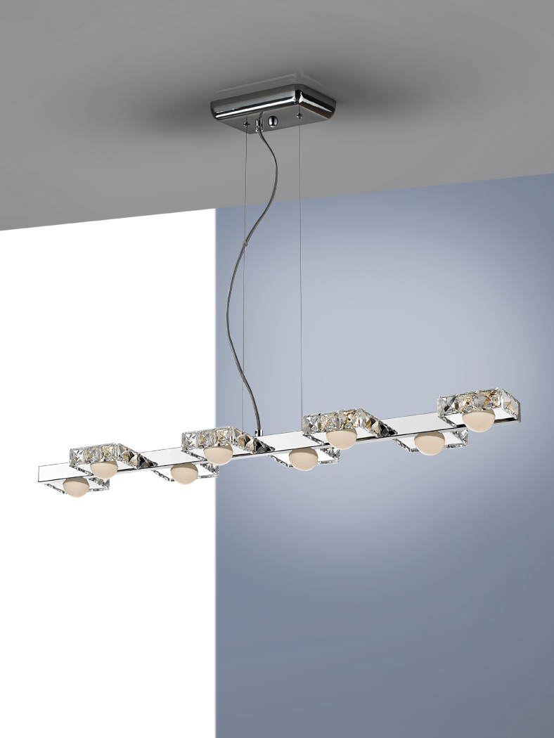 Suspensie de interior SURIA - Art. 375618, Schuller, Crom