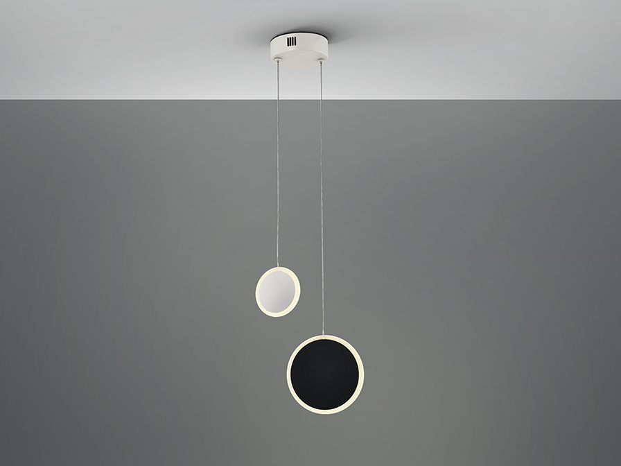 Suspensie de interior DUO - Art. 403515, Schuller, Alb/Negru