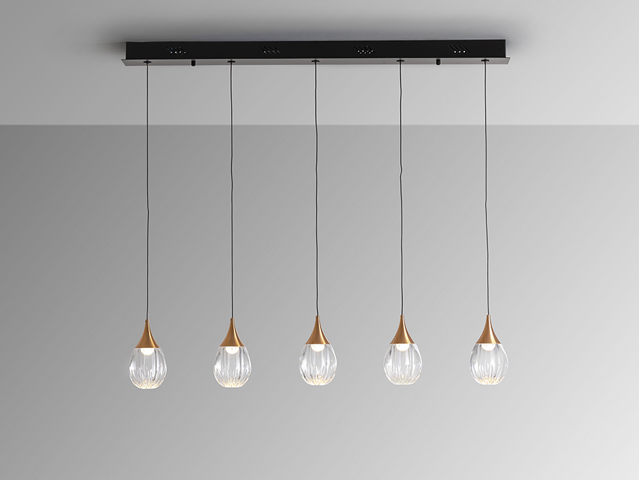 Suspensie de interior CORINA - Art. 403726, Schuller, Negru/Cupru