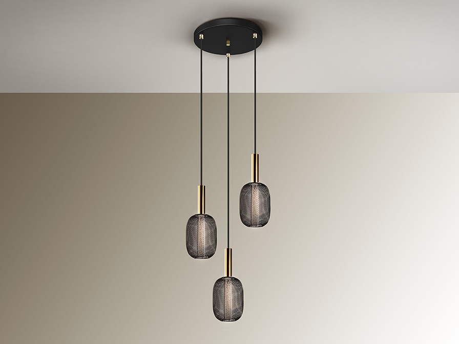 Suspensie de interior MICRON - Art. 413657, Schuller, Auriu