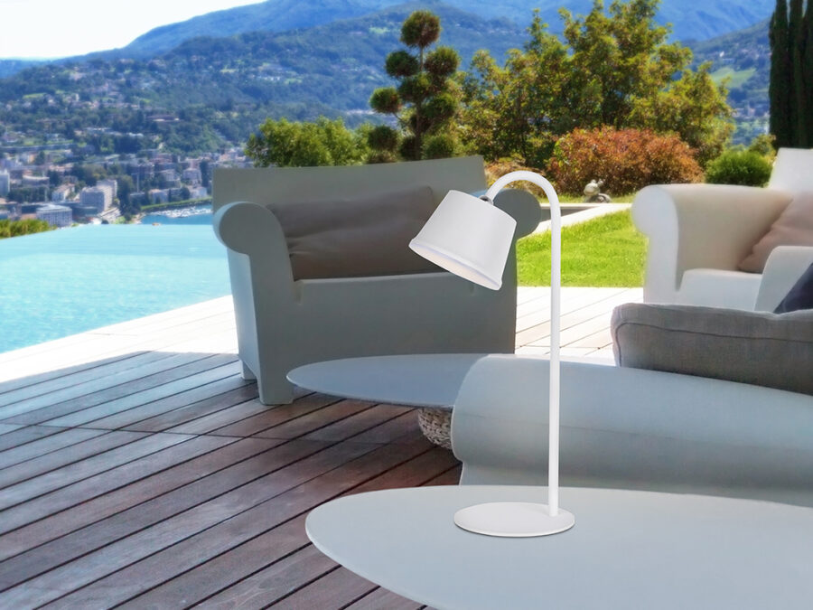 Veioză de interior/exterior CUCO - Art. 498276, Schuller, Alb