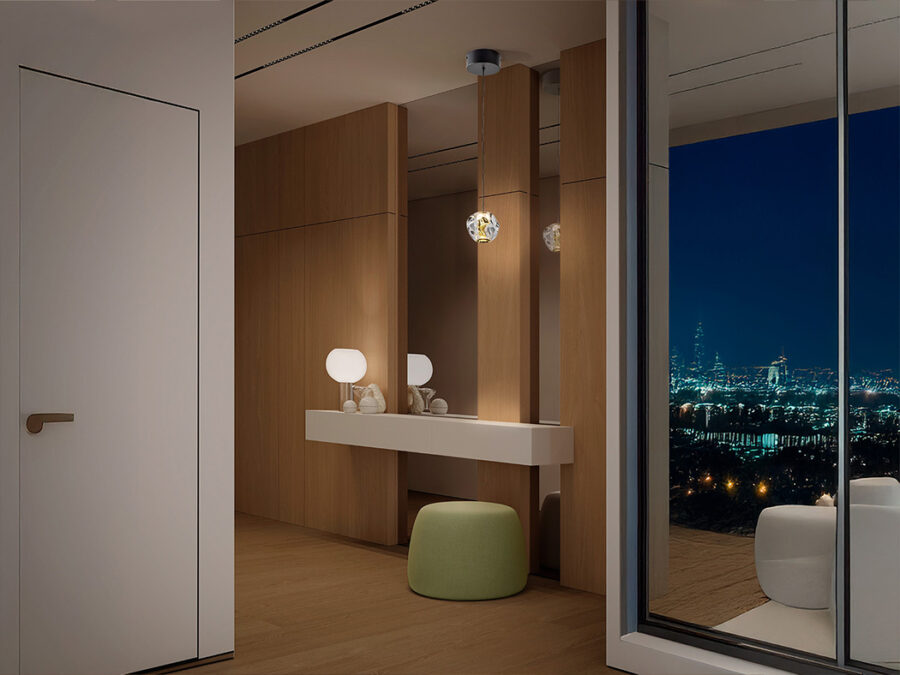 Suspensie de interior ZARIA - Art. 502160, Schuller, Negru/Auriu/Transparent