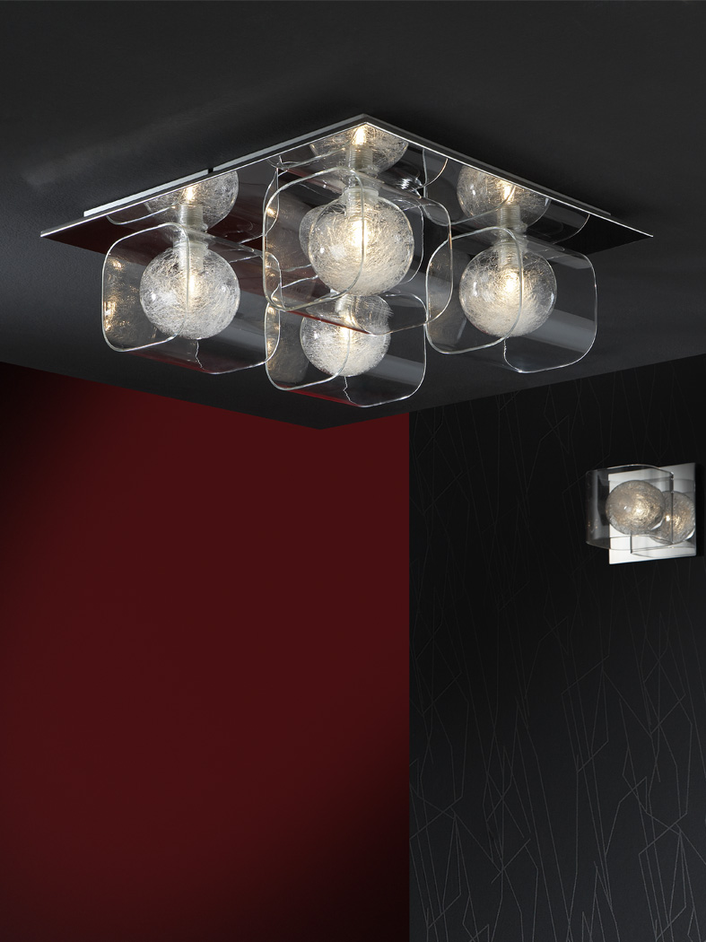 Plafonieră de interior ECLIPSE - Art. 506736, Schuller, Crom