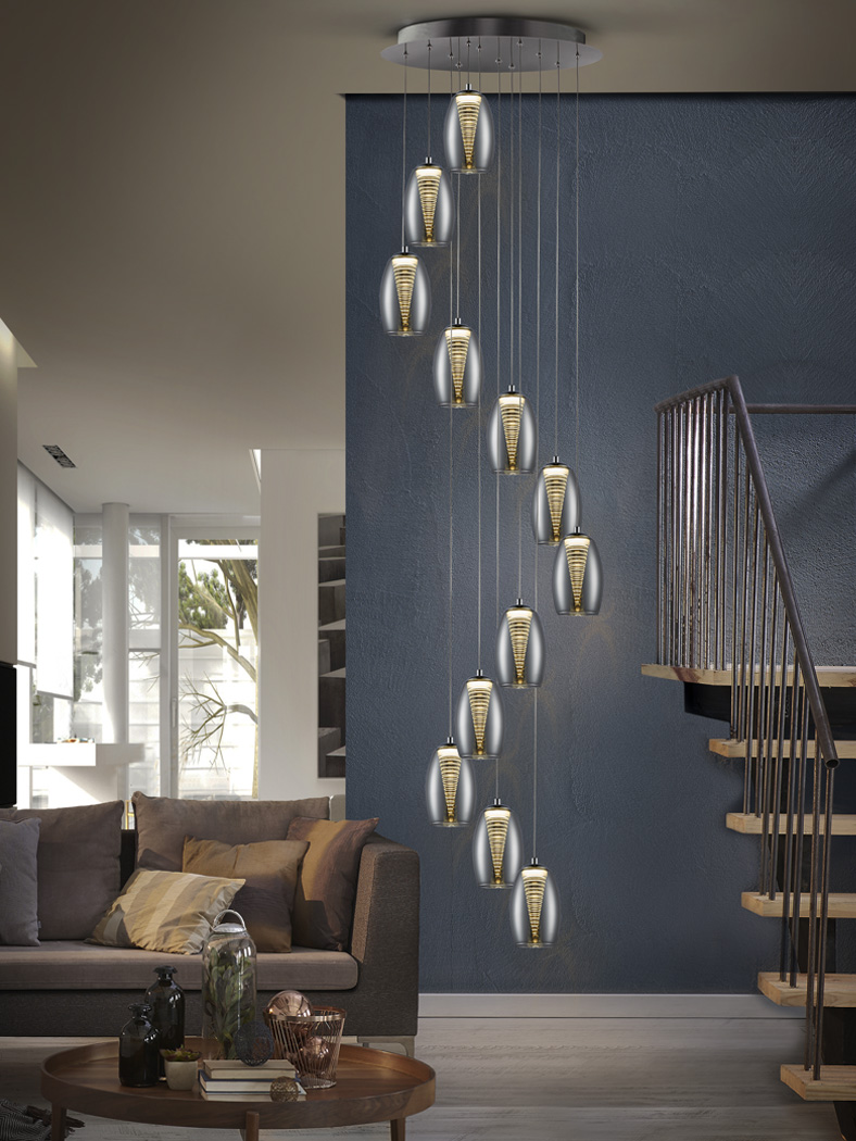 Suspensie de interior NEBULA - Art. 584541, Schuller, Crom