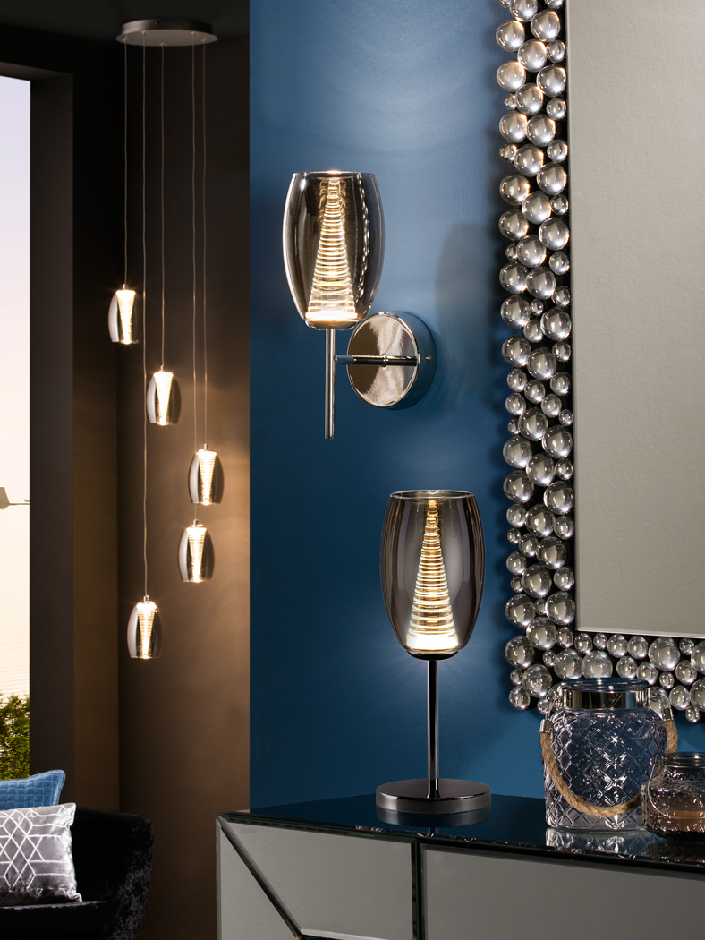 Aplică de interior NEBULA - Art. 584659, Schuller, Crom