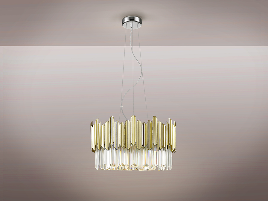 Suspensie de interior TIARA - Art. 605137, Schuller, Crom