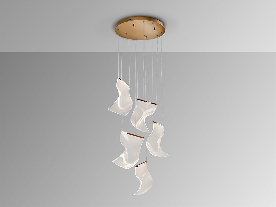 Suspensie de interior VELOS - Art. 609583, Schuller, Auriu