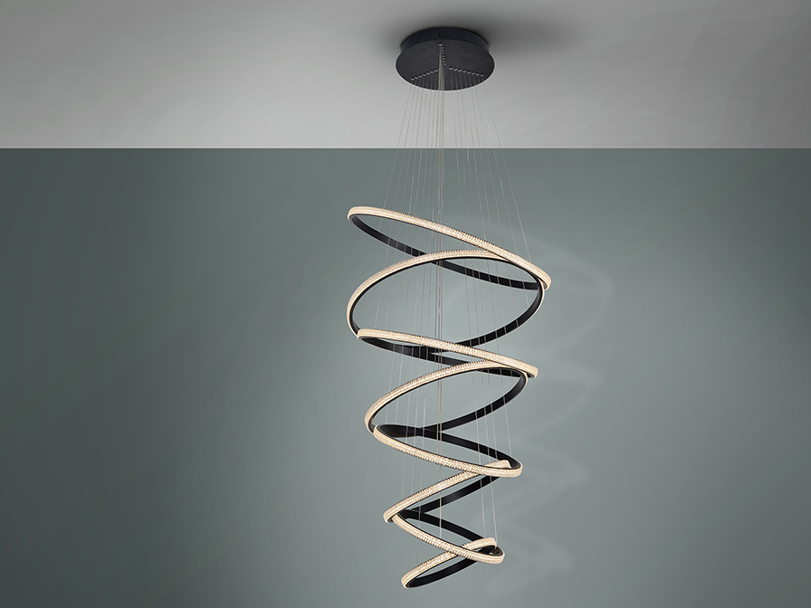 Suspensie de interior RING - Art. 717687D, Schuller, Negru