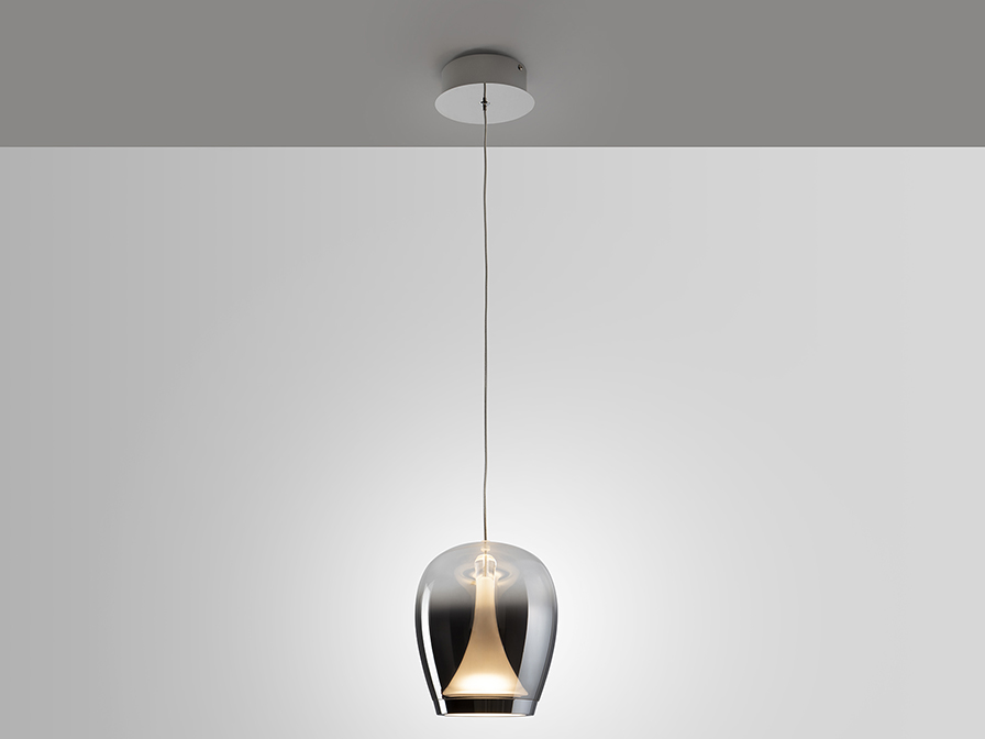 Suspensie de interior SUSPIRO - Art. 724418, Schuller, Crom/Fumuriu