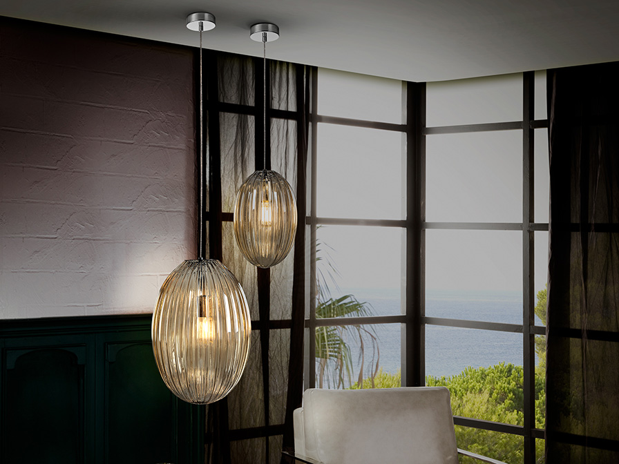 Suspensie de interior OVILA - Art. 752183, Schuller, Cognac