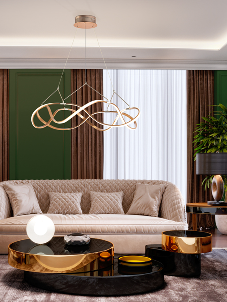 Suspensie de interior MOLLY - Art. 763967D, Schuller, Auriu