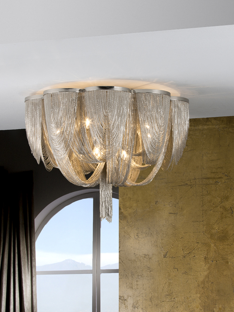 Plafonieră de interior MINERVA - Art. 872469D, Schuller, Nichel