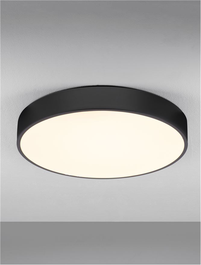 Plafonieră de interior Hadon - Art. 9001533, Nova Luce, Negru