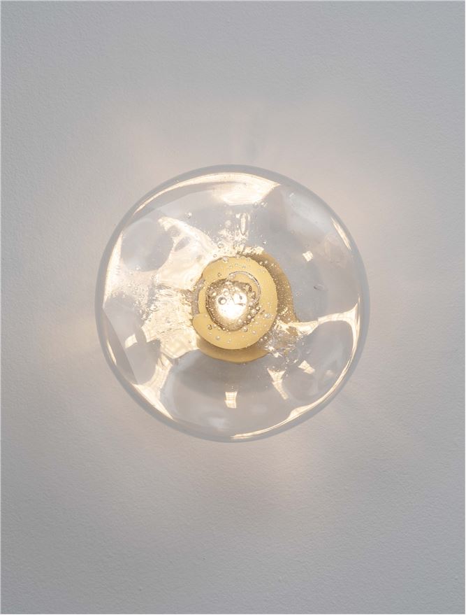 Aplică de interior King - Art. 9006034, Nova Luce, Alamă/Auriu