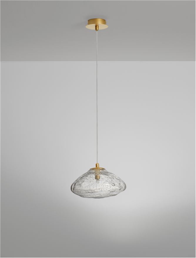 Pendul de interior King - Art. 9006047, Nova Luce, Alamă/Auriu