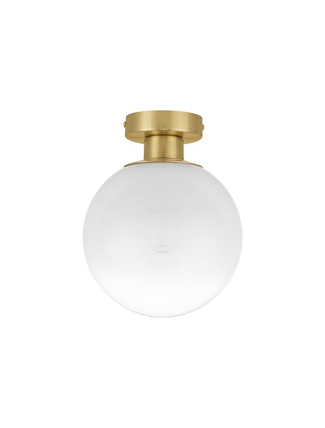 Plafonieră de interior Vita - Art. 9028840, Nova Luce, Alamă/Alb