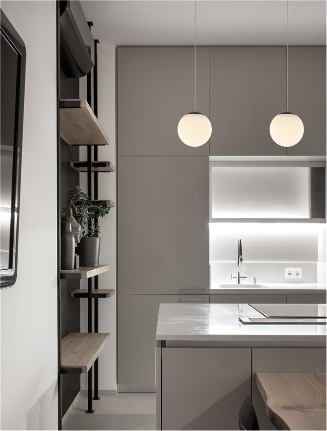 Pendul de interior Nuvole - Art. 9061435, Nova Luce, Alb/Negru