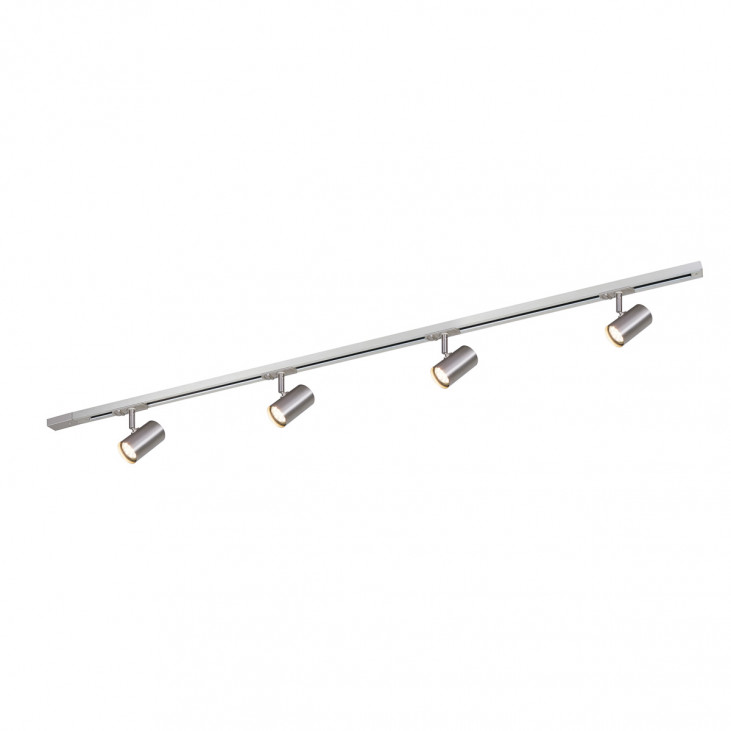 Plafonieră cu spoturi de interior Marvi TR Jazz SN - Art. 911408-4-SN-SET, Italux, Nichel