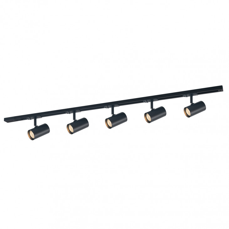Plafonieră cu spoturi de interior Marvi TR Jazz - Art. 913721-5-BL-SET, Italux, Negru
