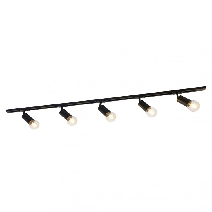 Plafonieră cu spoturi de interior Marvi TR Dolores - Art. 922521-5-BL-SET, Italux, Negru