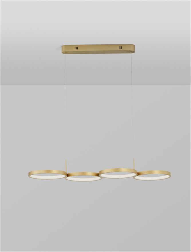 Suspensie de interior Magnus - Art. 9248118, Nova Luce, Alamă