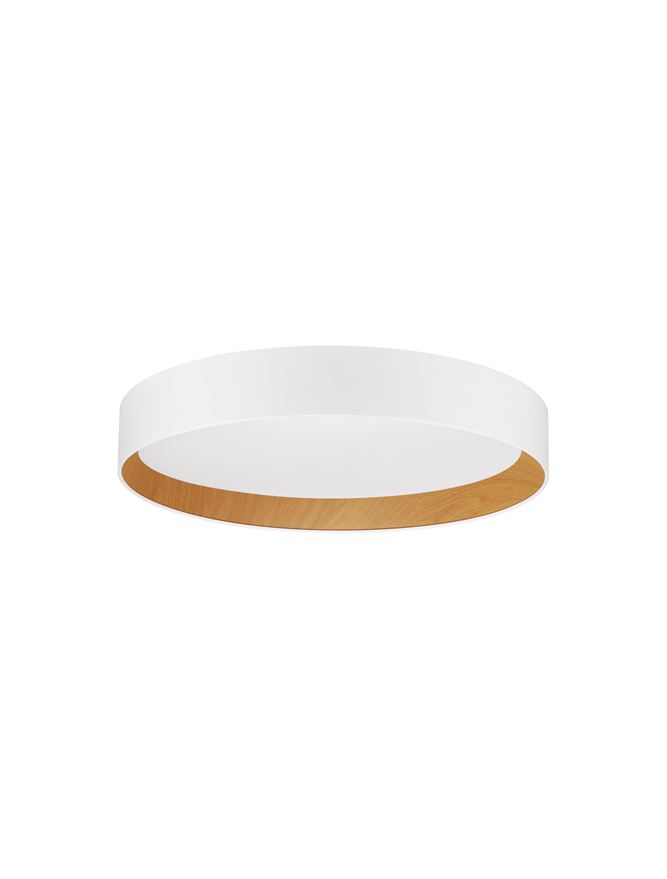 Plafonieră de interior Stake - Art. 9345526, Nova Luce, Alb/Lemn