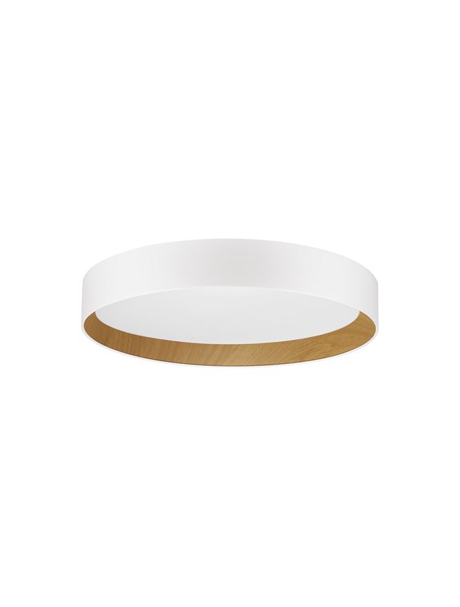 Plafonieră de interior Stake - Art. 9345528, Nova Luce, Alb/Lemn