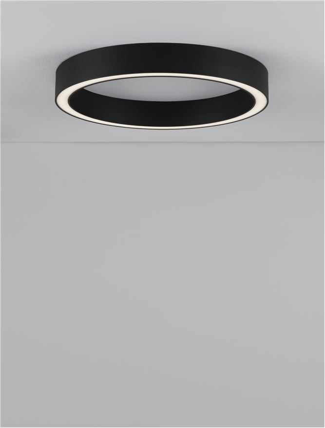 Plafonieră de interior Sting - Art. 9558610, Nova Luce, Negru