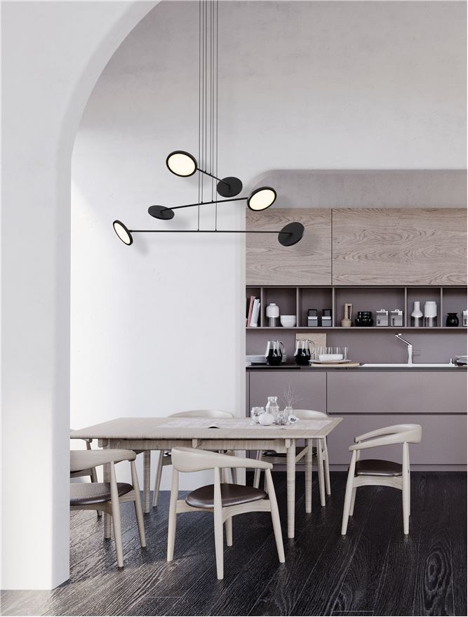 Suspensie de interior Scope - Art. 9695254, Nova Luce, Negru