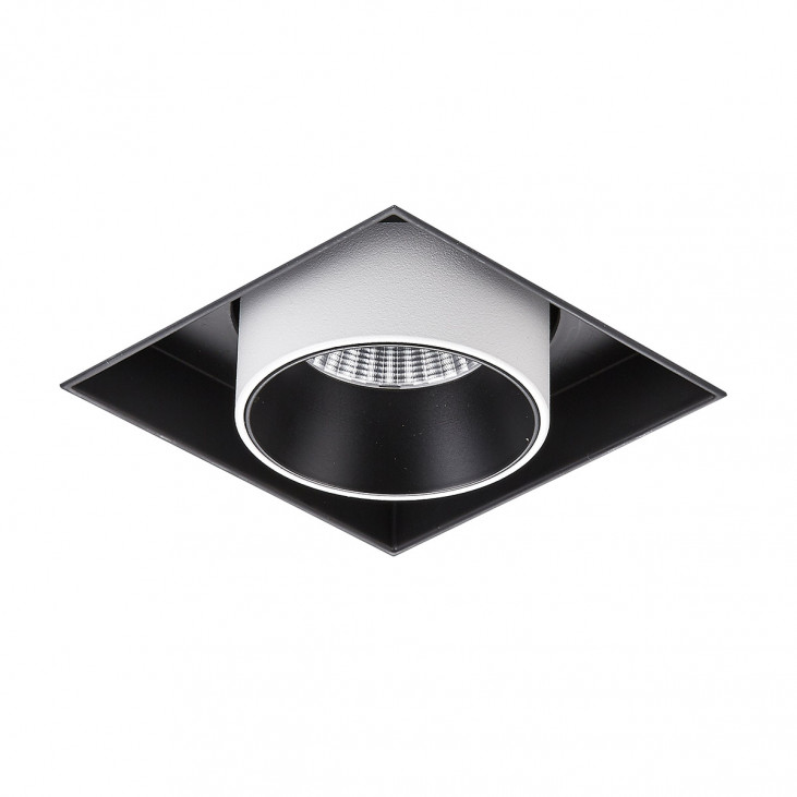 Plafonieră de interior Novum Trimless Single 4000K - Art. GL7119-1/12W 4000K WH+BL, Italux, Alb/Negru